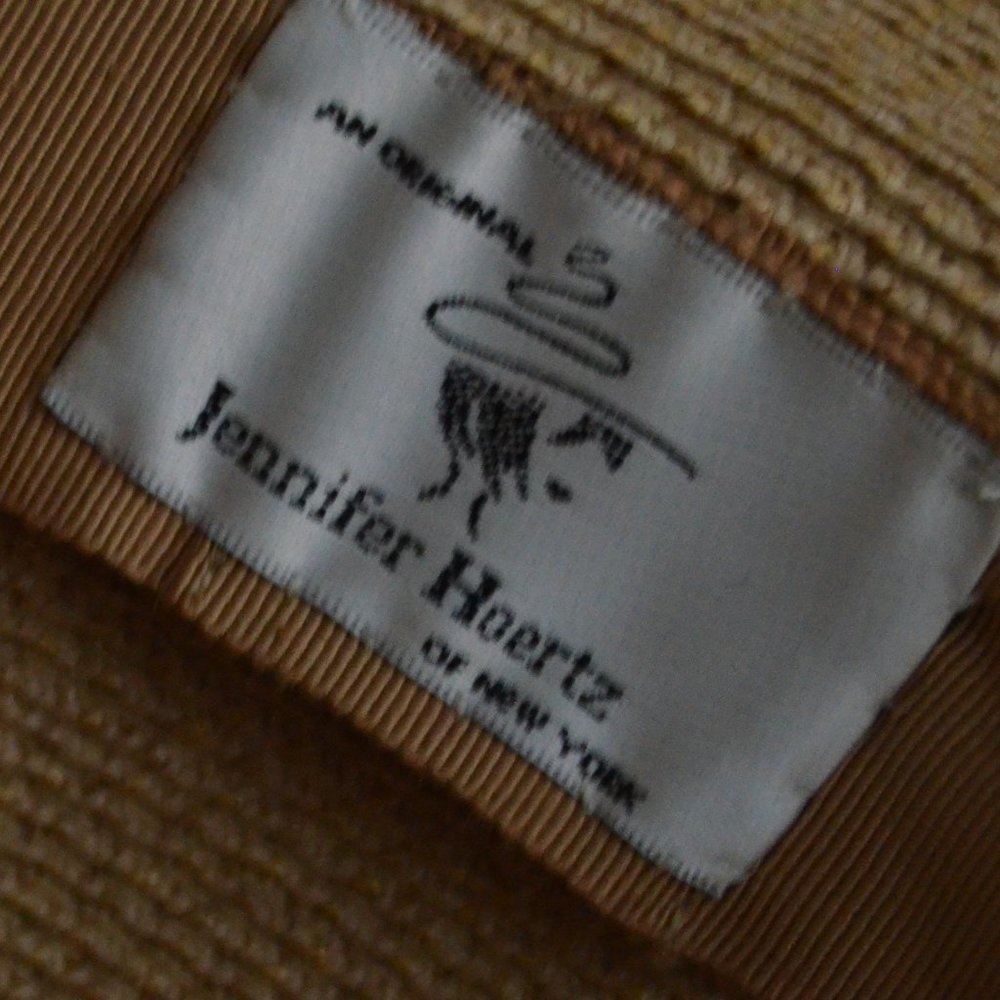 Sz S Jennifer Hoertz Tan Straw Beach Summer Hat - Picture 6 of 6